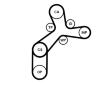 ozubení,sada rozvodového řemene CONTITECH CT1237K2PRO