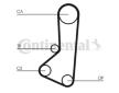 ozubení,sada rozvodového řemene CONTINENTAL CTAM CT511K2