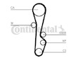 Ozubený řemen CONTINENTAL CTAM CT535