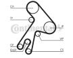 Sada rozvodového řemene CONTINENTAL CTAM CT583K1