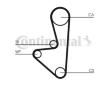 ozubení,sada rozvodového řemene CONTINENTAL CTAM CT607K1