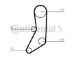 ozubení,sada rozvodového řemene CONTINENTAL CTAM CT643K1