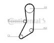 ozubení,sada rozvodového řemene CONTINENTAL CTAM CT643K1