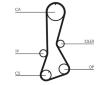 ozubený řemen CONTINENTAL CTAM CT694
