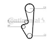 ozubení,sada rozvodového řemene CONTINENTAL CTAM CT765K1