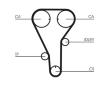 ozubení,sada rozvodového řemene CONTINENTAL CTAM CT787K1