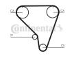 ozubení,sada rozvodového řemene CONTINENTAL CTAM CT793K1