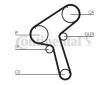 Ozubený řemen CONTINENTAL CTAM CT897