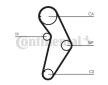 ozubení,sada rozvodového řemene CONTINENTAL CTAM CT927K1