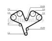ozubení,sada rozvodového řemene CONTINENTAL CTAM CT990K1