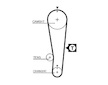 ozubení,sada rozvodového řemene GATES K015393XS