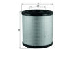Vzduchový filter KNECHT LX 3054