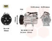 Kompresor, klimatizace VAN WEZEL 0900K207