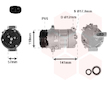 Kompresor, klimatizace VAN WEZEL 1701K704