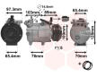 Kompresor, klimatizace VAN WEZEL 1800K391