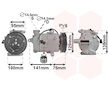 Kompresor, klimatizace VAN WEZEL 1800K417