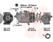 Kompresor, klimatizace VAN WEZEL 1800K433