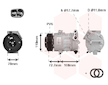 Kompresor, klimatizace VAN WEZEL 3700K419