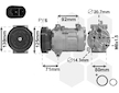 Kompresor, klimatizace VAN WEZEL 4300K441