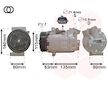 Kompresor, klimatizace VAN WEZEL 4300K486