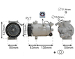 Kompresor, klimatizace VAN WEZEL 4300K491
