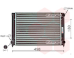 Chladič, chlazení motoru VAN WEZEL 58002040