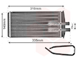 Výměník tepla, vnitřní vytápění VAN WEZEL 76006016