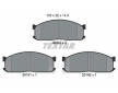 Souprava brzd, koutocova brzda TEXTAR 2000201-0796-00