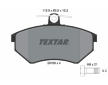 Souprava brzd, koutocova brzda TEXTAR 2016801-0368-00