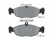 Souprava brzd, koutocova brzda TEXTAR 2054701-0209-01