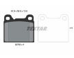 Souprava brzd, koutocova brzda TEXTAR 2075506-0314-00