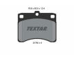 Souprava brzd, koutocova brzda TEXTAR 2078001-1291-00