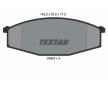 Souprava brzd, koutocova brzda TEXTAR 2086301-0356-00