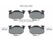 Souprava brzd, koutocova brzda TEXTAR 2090506-0361-00