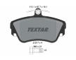 Souprava brzd, koutocova brzda TEXTAR 2121702-0506-00