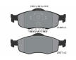 Souprava brzd, koutocova brzda TEXTAR 2139408-0635-00