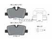 Souprava brzd, koutocova brzda TEXTAR 2142101-3269-00