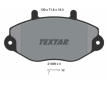 Souprava brzd, koutocova brzda TEXTAR 2146902-0882-00