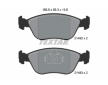Souprava brzd, koutocova brzda TEXTAR 2149201-0923-00