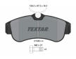 Souprava brzd, koutocova brzda TEXTAR 2154601-0563-00