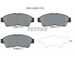 Souprava brzd, koutocova brzda TEXTAR 2160101-0935-00