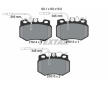 Souprava brzd, koutocova brzda TEXTAR 2161403-0298-00