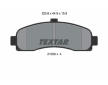 Souprava brzd, koutocova brzda TEXTAR 2162601-0633-00