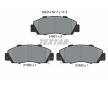 Souprava brzd, koutocova brzda TEXTAR 2165101-1010-00