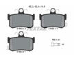 Souprava brzd, koutocova brzda TEXTAR 2168202-1525-00