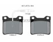 Souprava brzd, koutocova brzda TEXTAR 2190403-0745-01