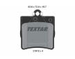 Souprava brzd, koutocova brzda TEXTAR 2191903-0327-00