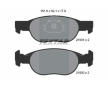 Souprava brzd, koutocova brzda TEXTAR 2193101-0685-00