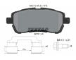 Souprava brzd, koutocova brzda TEXTAR 2219103-1760-00