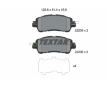 Souprava brzd, koutocova brzda TEXTAR 2223501-3009-00